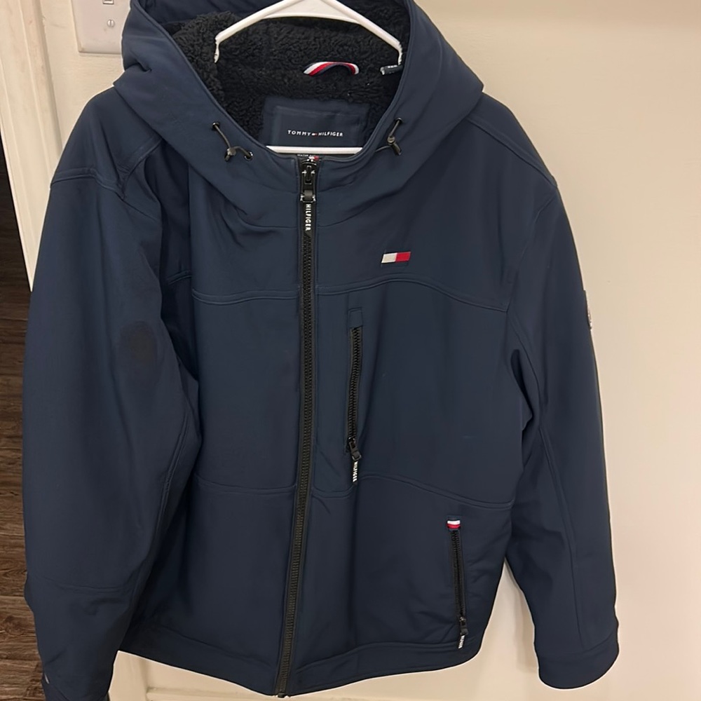 navy tommy hilfiger jacket